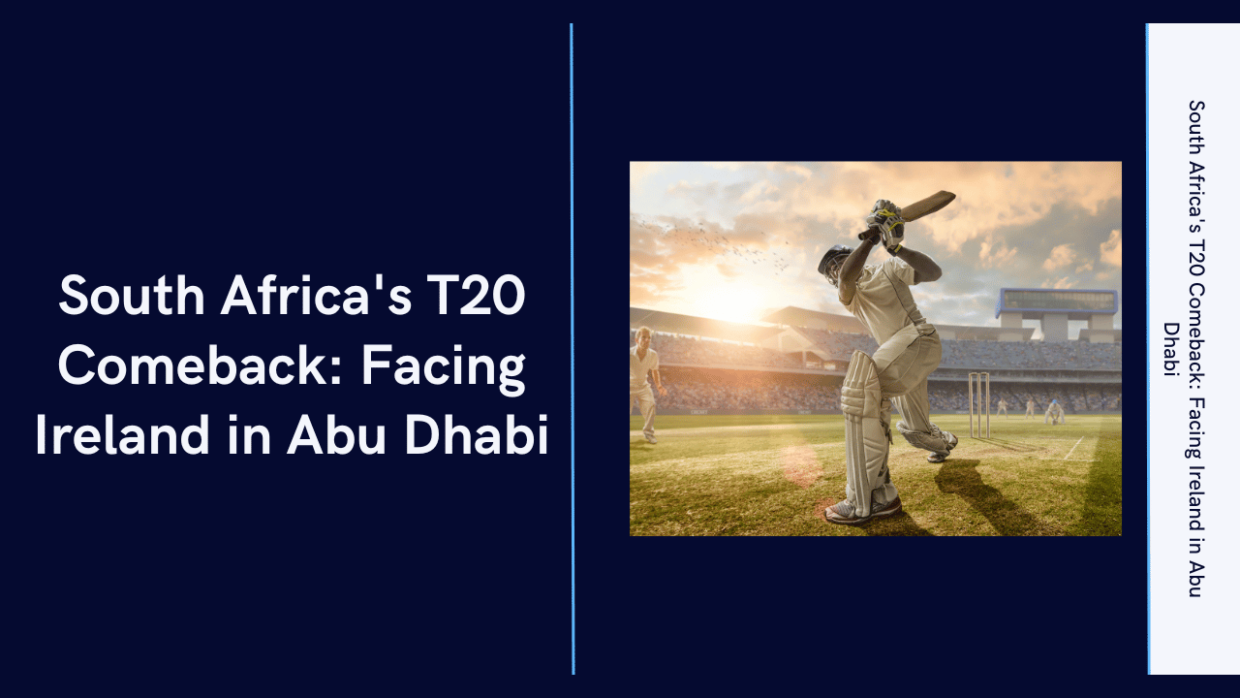 South Africa T20 Comeback